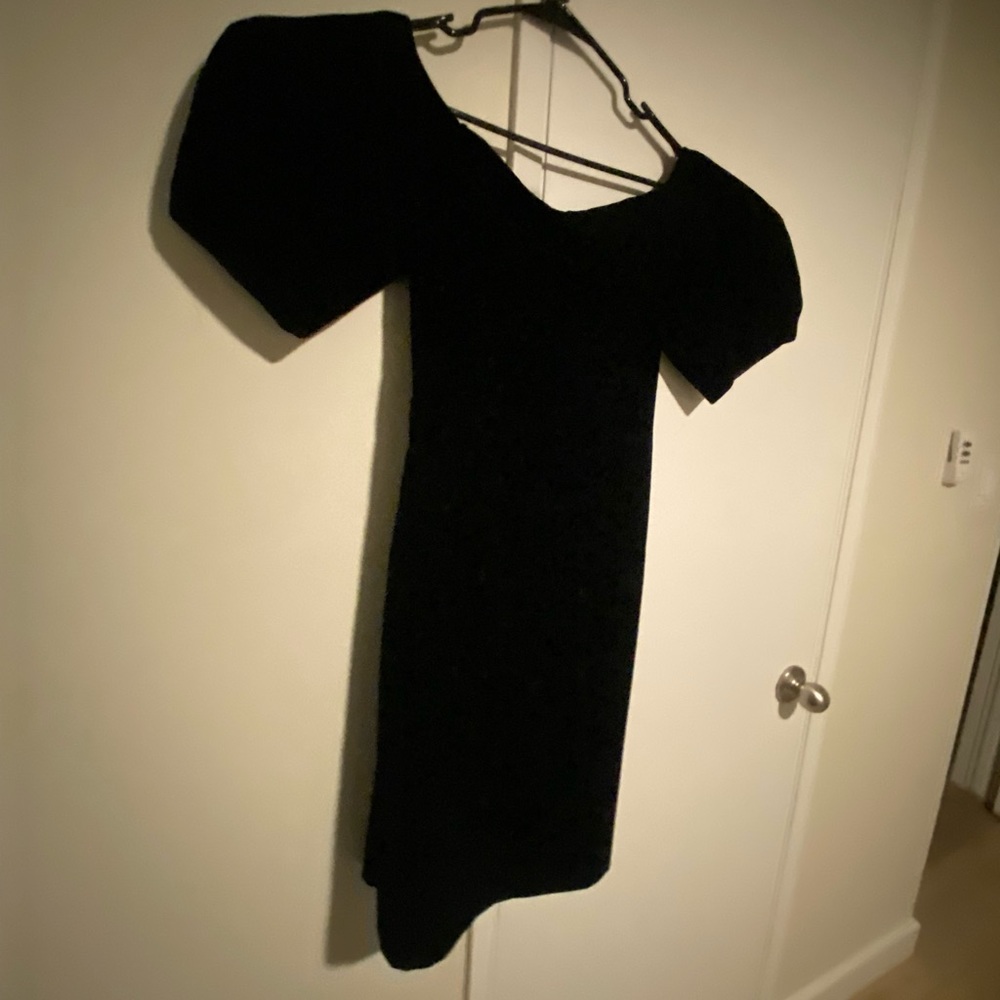 Jill Jill Stuart Velvet Puff Sleeve Cocktail Dress Size 2 - Picture 6 of 10